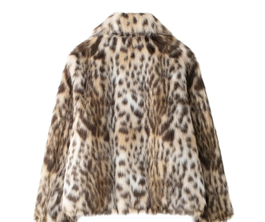 Featured image for 'Women's Faux Fur Coat  Elegant Socialite-Style Jacket with Luxe Fur Effect'