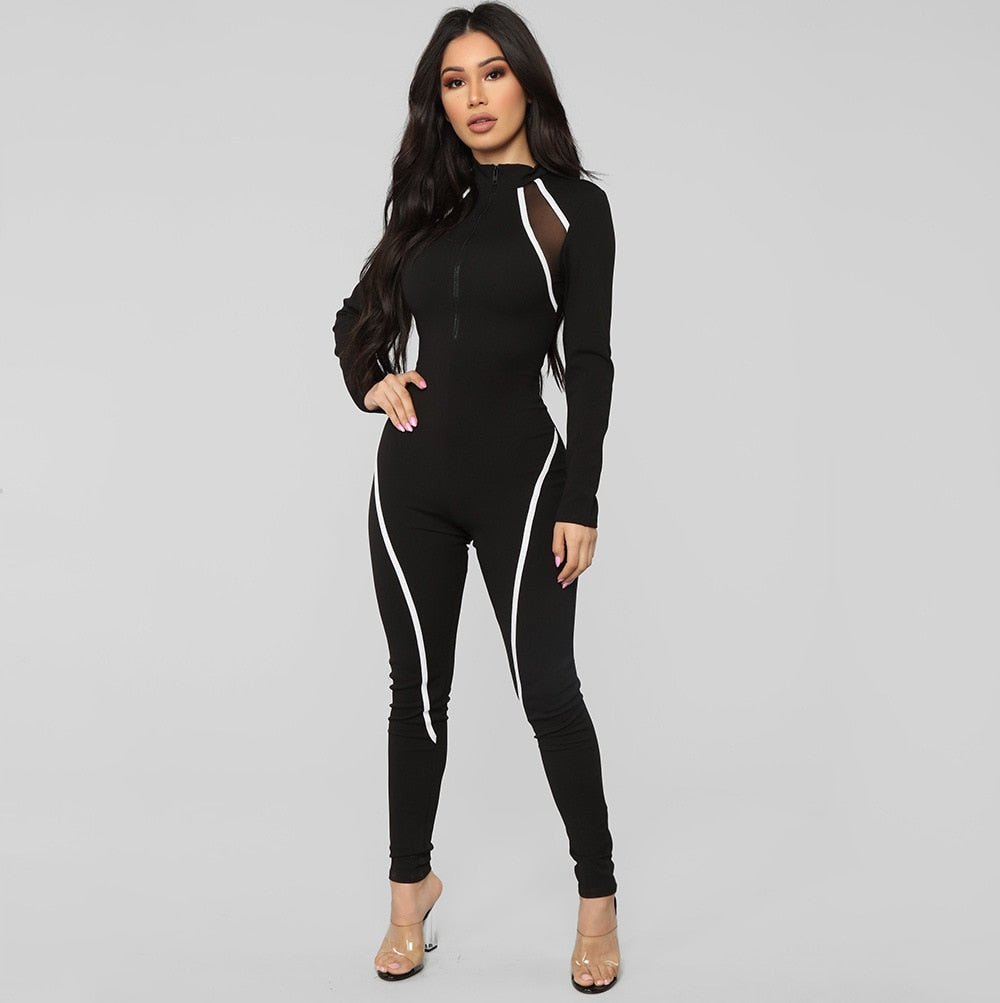 Featured image for 'Women's Full-Sleeve Sports Jumpsuit Stretchy, Breathable, and Performance-Ready'