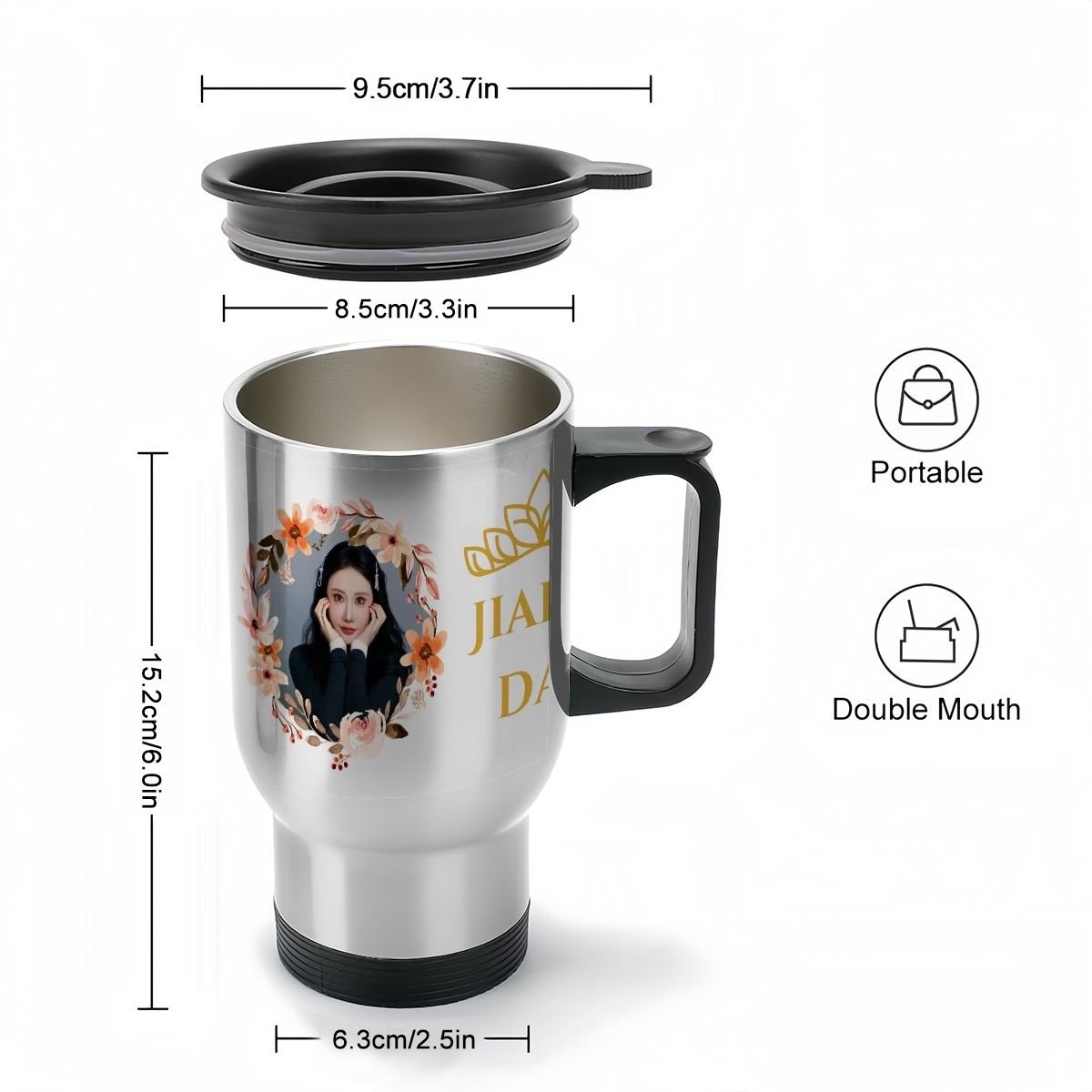 Featured image for 'Jiafei Vibes On the Go: 14oz Travel Coffee Mug'