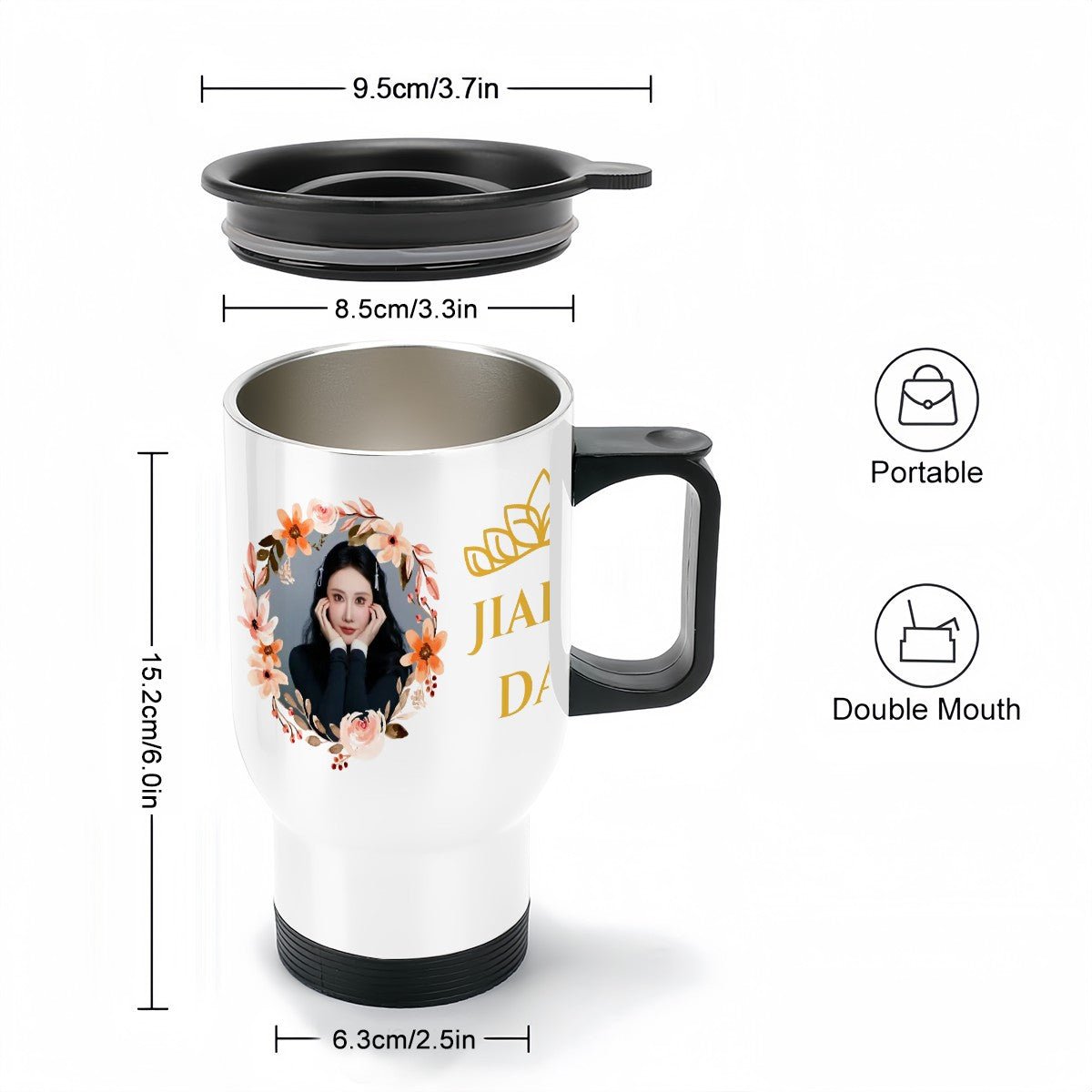 Featured image for 'Jiafei Vibes On the Go: 14oz Travel Coffee Mug'